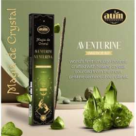 Incienso Aventurina Magia de Cristal Aum Fragances con cajita