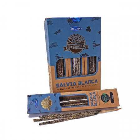 Incienso Ullas Salvia Blanca hecho a mano en India