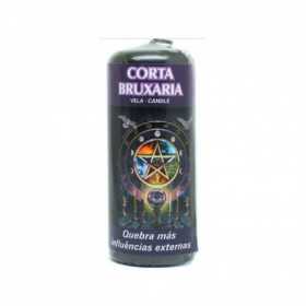 Vela Corta brujería rompe malas influencias externas